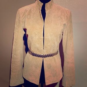 Coldwater Creek Suede Leather Jacket NWOT